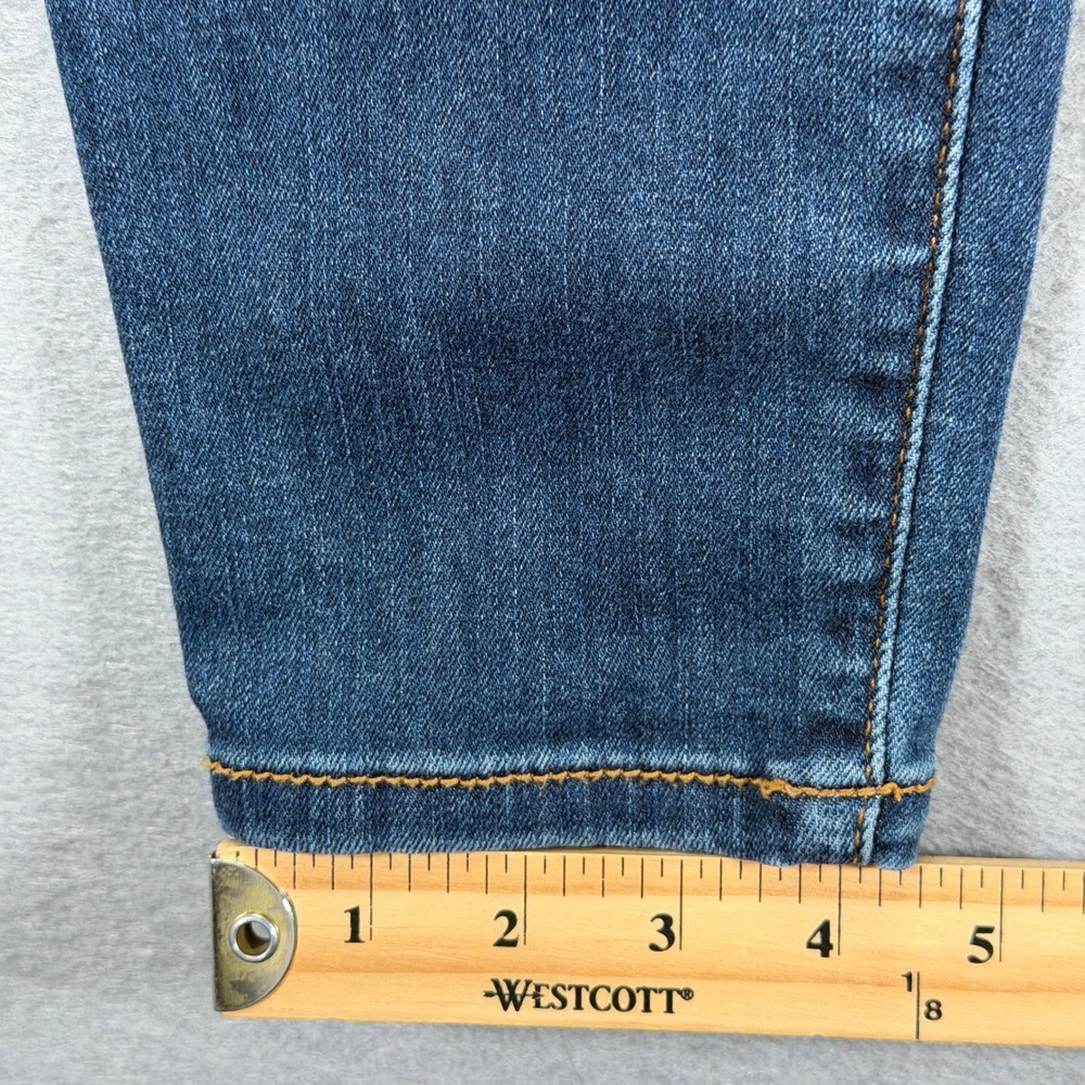 Judy Blue Womens Jeans Size 9/29 Distressed Buffalo Plaid Patch Skinny - Picture 7 of 13